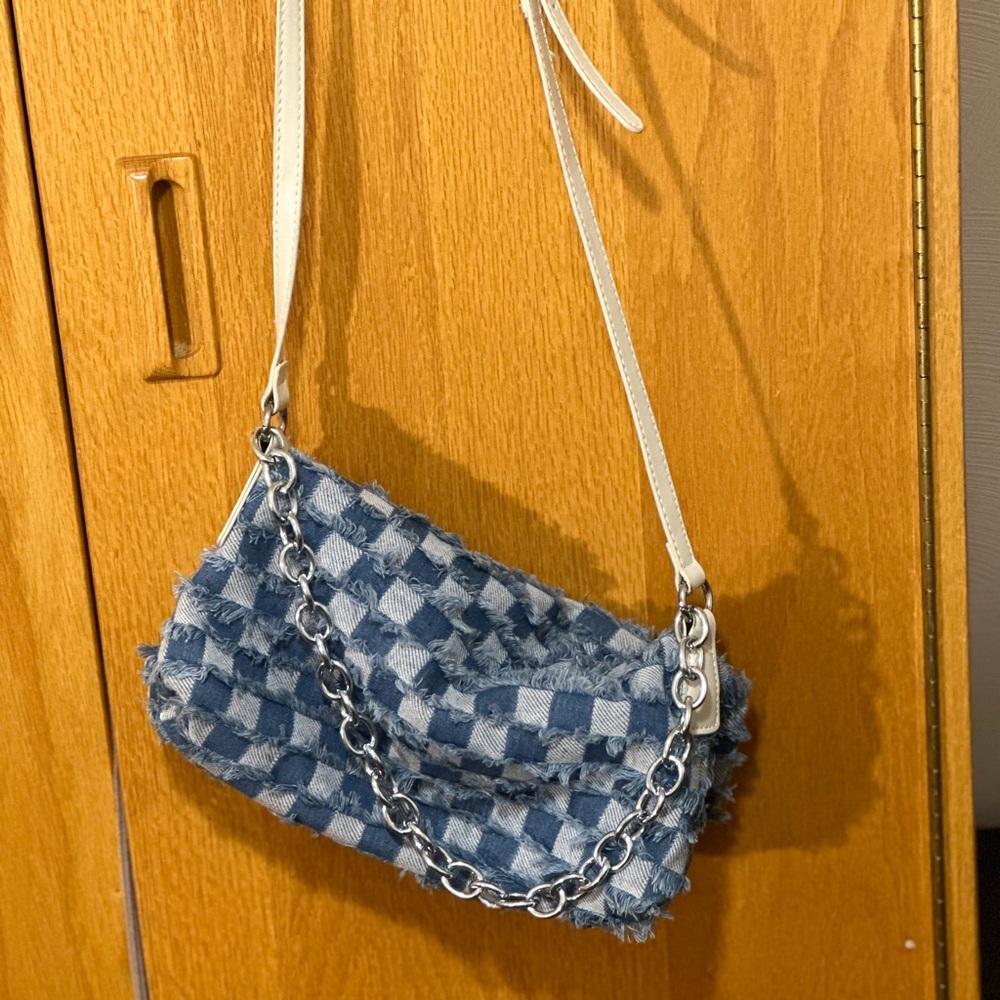 Jeans Shoulder bag with Usable Chain